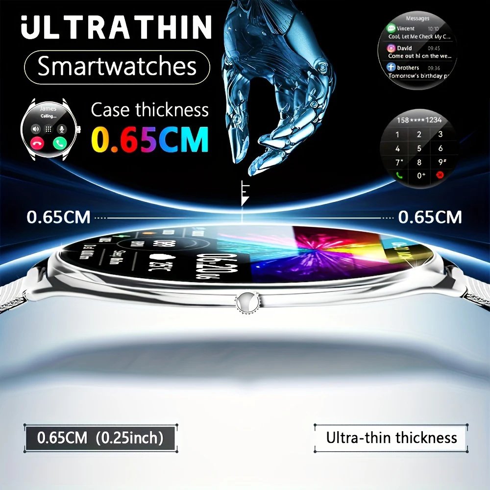 Watches Ladies Smartwatch - ساعة ذكية جديدة فائقة النحافة للرجال