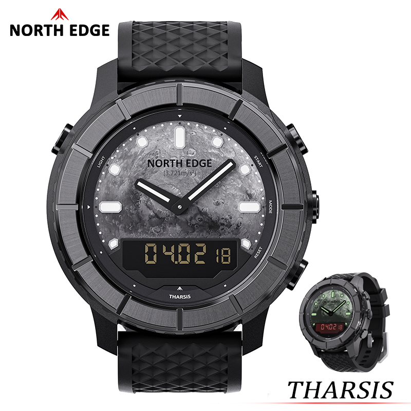 Altimeter Compass Watch - ساعة NORTH EDGE 2026 THARSIS للرجال