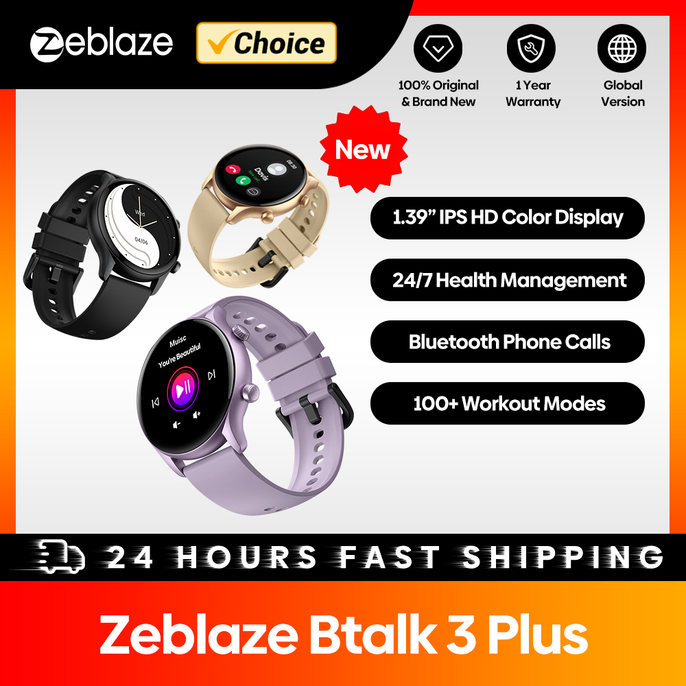 Watches Ladies Smartwatch - ساعة ذكية جديدة Zeblaze Btalk 3