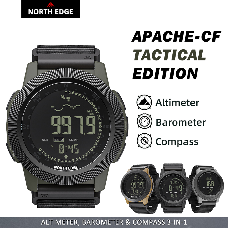 ساعة رقمية للرجال من نورث إيدج - مراجعة Altimeter Compass Watch وسعره