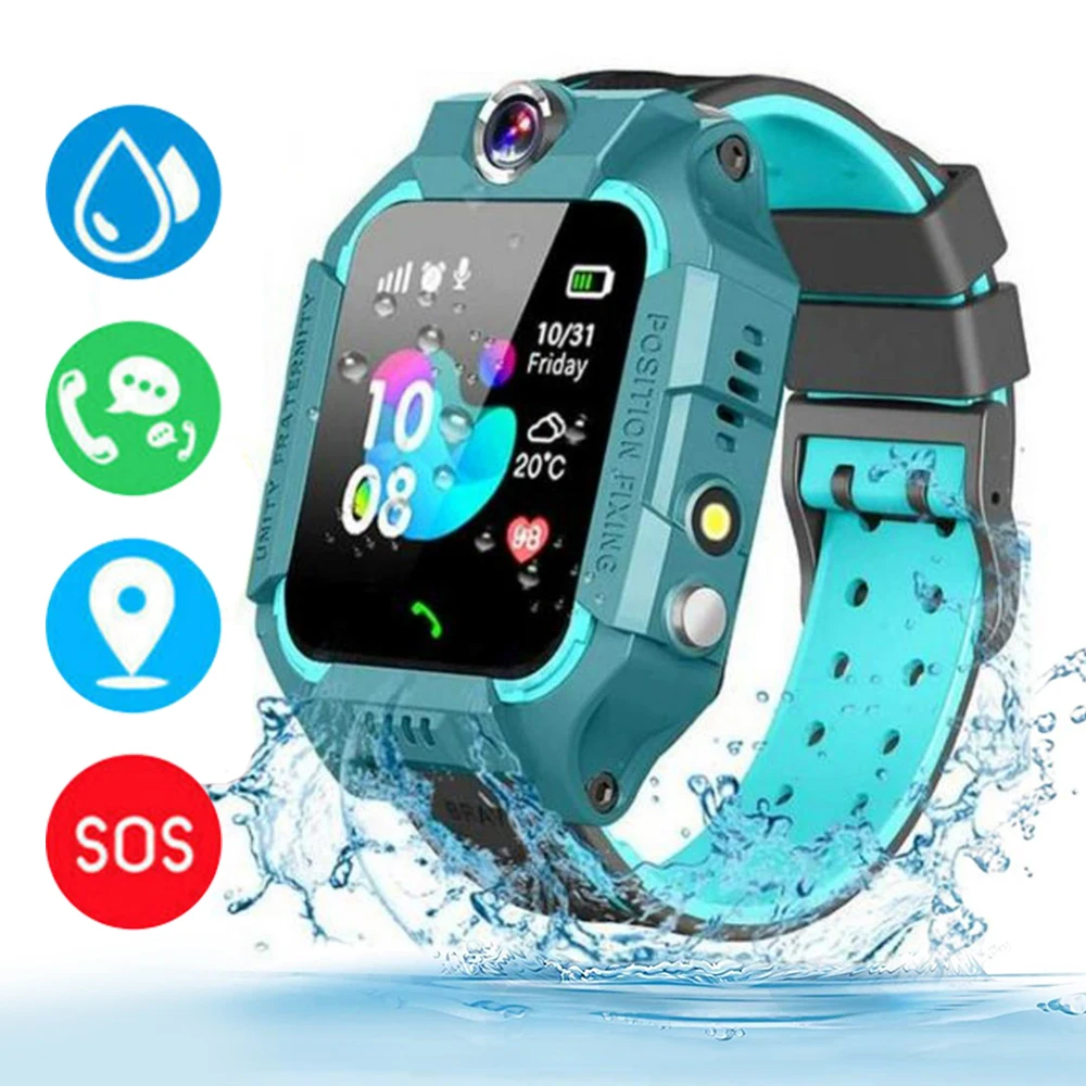 جديد أطفال 2G ساعة ذكية SOS LB - مراجعة Smartwatch Watches For Kids وسعره