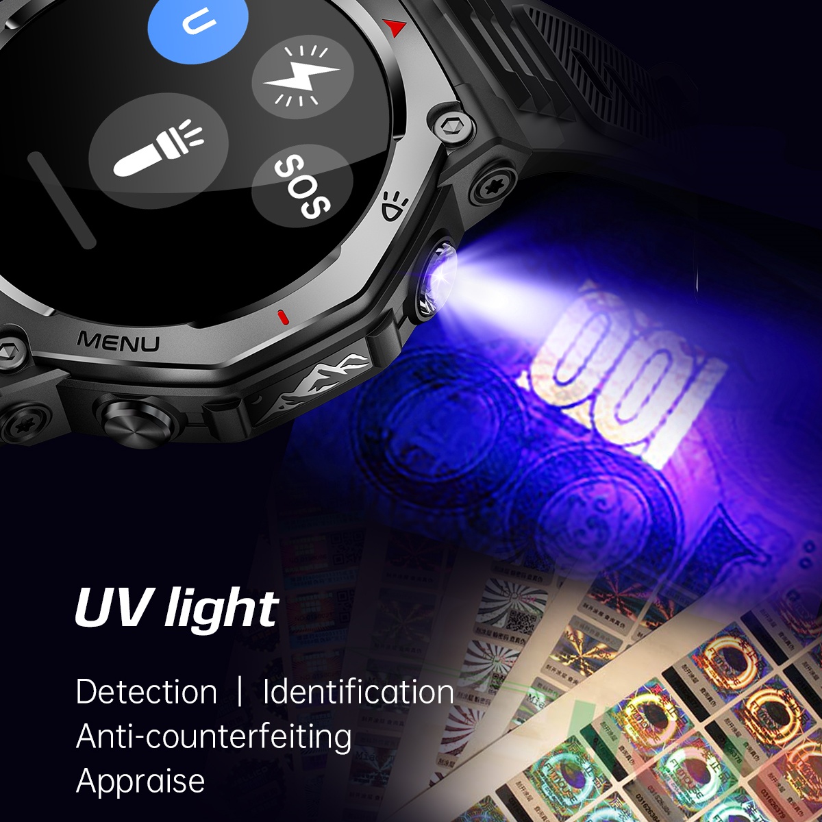 لنظام أندرويد IOS جديد AMOLED  - مراجعة Watch Vs Smartwatch وسعره
