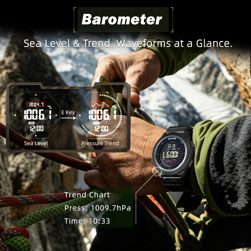 ساعة رقمية للرجال من نورث إيدج - مراجعة Altimeter Compass Watch وسعره