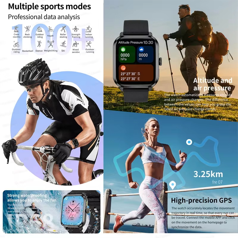 ساعة ذكية رياضية فاخرة جديدة ل - مراجعة Smartwatch Watches For Women With Gps وسعره