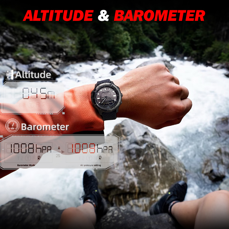ساعة NORTH EDGE 2026 THARSIS ل - مراجعة Altimeter Compass Watch وسعره
