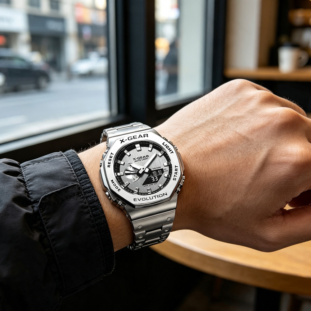 ساعة رياضية رقمية بشاشة مزدوجة - مراجعة Smartwatch Watches Price وسعره