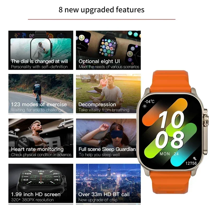 ساعة ذكية جديدة من السلسلة 9 P - مراجعة Smartwatch Watches Price وسعره