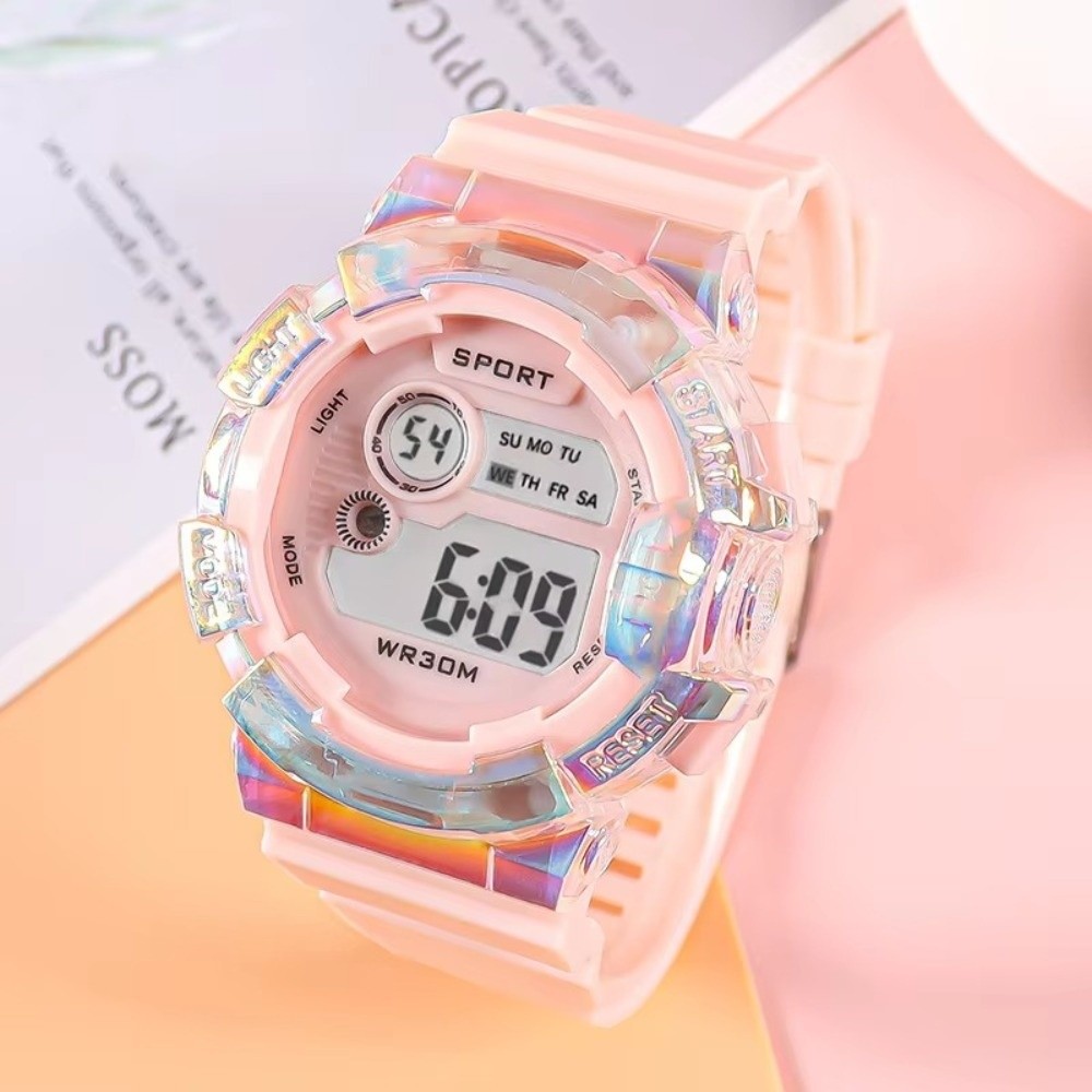 ساعات رياضية للأطفال مقاومة لل - مراجعة Smartwatch Digital Watches For Kid Girl وسعره
