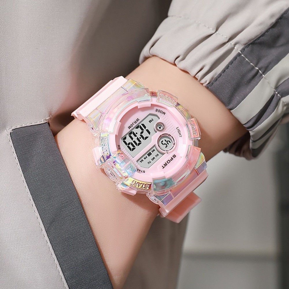 ساعات رياضية للأطفال مقاومة لل - مراجعة Smartwatch Digital Watches For Kid Girl وسعره