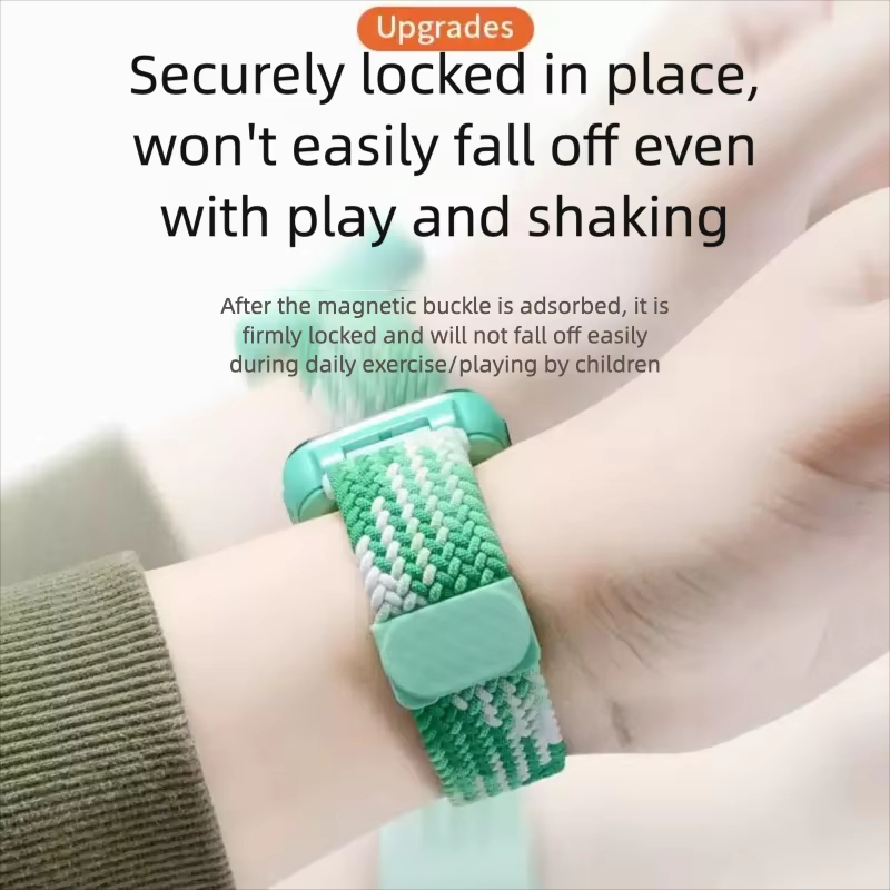 سوار ساعة ذكية من النايلون الم - مراجعة Smartwatch Watches For Kids وسعره