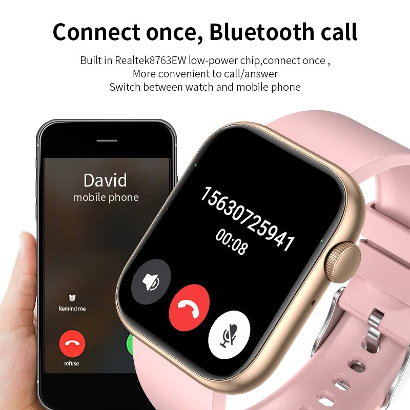 LIGE-ساعة ذكية بتقنية البلوتوث - مراجعة Watches Ladies Smartwatch وسعره