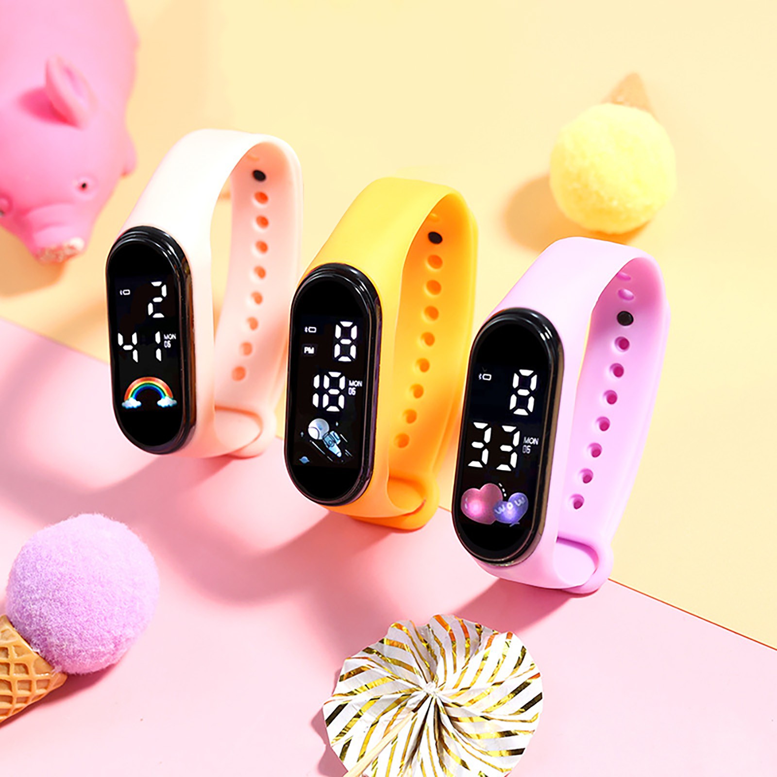 ساعة أطفال هدية عيد ميلاد للأو - مراجعة Smartwatch Digital Watches For Kid Girl وسعره